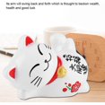 thumbnail image 3 of Yjmei - Soporte para la suerte con forma de gato, brazo alargador que hace señas para que se acumule la fortuna, accesorio para coche con energía solar, 3 of 5