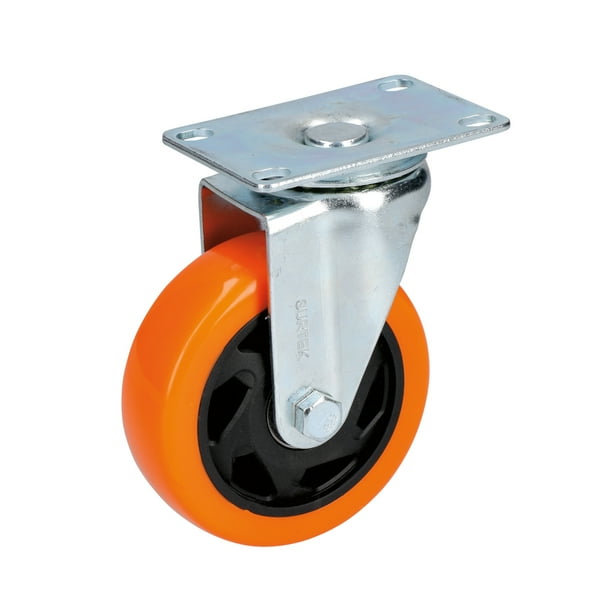 Rodaja De PVC SURTEK RV6G Giratoria De 2 1/2'