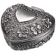 thumbnail image 1 of Joyería antigua Case de joyería de viaje Anillos de la forma del corazón Organizador de joyería, 1 of 5