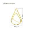 thumbnail image 2 of Paper Clips Drop-Shaped with Box 1.3 Inch Gold Tone for Organize Office Home, Pack of 100, 2 of 5