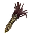 thumbnail image 2 of Gants à Plumes Style Gothique pour Femmes Creusés Dentelle Dorée Gants de Carnaval, 2 of 2