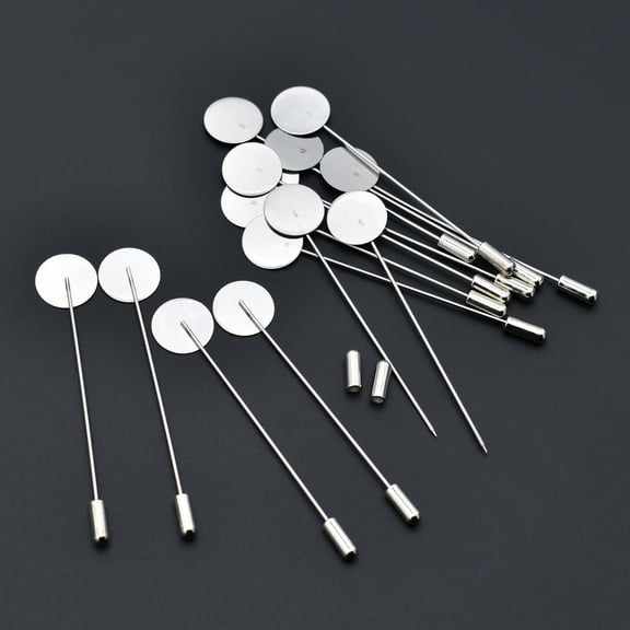 10pcs Corsage Steel Pins Safety Lapel Pins Bouquet Pins Suit Tie Accessories