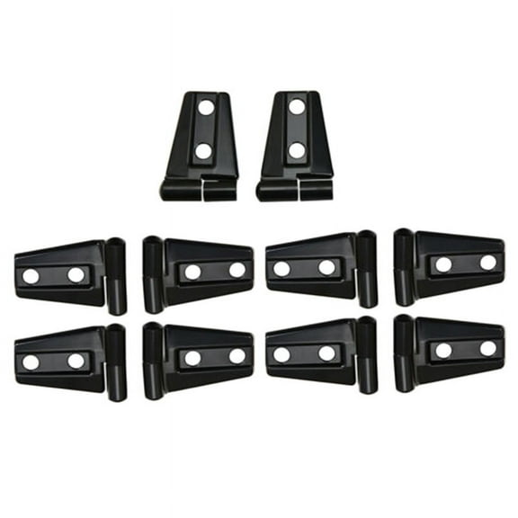 10X Hood & Door Hinge Cover For 2007-2017 Wrangler Jk Jku Car Accessories