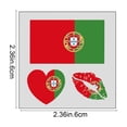 thumbnail image 3 of Linnome 10 Piece Football Supporters Temporary Tattoos Body Art Stickers for Game Day Parties Events Celebration Vibrant Colors All Ages, 3 of 6