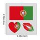 thumbnail image 3 of Uuiauoio 10 pcs Temporary Football Tattoo Stickers Set of 10 for Match Party Fan Celebration Face Body Art Decoration Sport Themed Supplies, 3 of 6