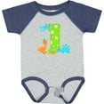 thumbnail image 3 of Inktastic Dinosaur First Birthday Party Boys or Girls Baby Bodysuit, 3 of 5
