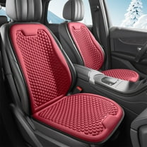Bxaolu Car Seat Cushion, Cushion for Car Seat, Seat Cushion for Full Back and Seat, Ideal for Car Seat Driver, Office Chair, Wheelchair (Red)