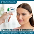 thumbnail image 2 of ByFloProducts, Thermomètre Infrarouge Sans Contact pour Bébé et Adultes, Alarme de Fièvre, Facile à Utiliser, 1 Seconde de Lecture - Modèle: JXB-178, 2 of 7