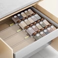 thumbnail image 1 of 8 Pack Spice Drawer Organizer for 11.5" to 23" Wide Kitchen Cabinets Drawer, ORDORA Stackable Spice Rack, Food Seasoning Jars Storage, 1 of 7