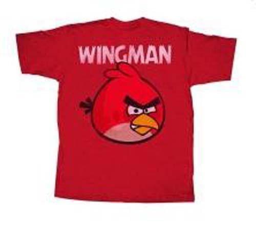 Angry Birds Wingless T-Shirt [Red, Adult Large]