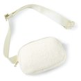 thumbnail image 1 of Belt Bag Multi-functional Zipper Plush Adjustable Strap Pure Color Unisex Style Fanny Pack Shoulder Waist Pack for Outdoor, 1 of 11