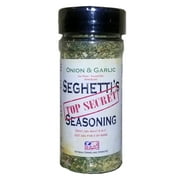 Seghetti's Top Secret | Onion & Garlic | Mixed Spice & Herb Seasoning | 8oz