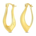 thumbnail image 1 of Arete Grande Dorado Bañado en Plata, 1 of 6