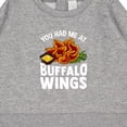 thumbnail image 3 of Inktastic Buffalo Wings Game Day Snack Baby Sweatshirt, 3 of 4