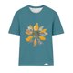thumbnail image 4 of Tops Cortos para las Mujeres Blusas Impresas Manga Corta Cuello Redondo, Tops de Blusa para las Mujeres Primavera Verano Casual, 4 of 4