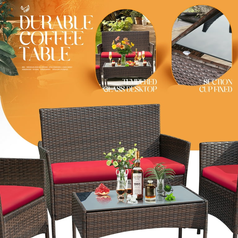 4 piece coffee table set walmart deals