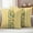Yellow, variant on Sage Green Stripes Outdoor Waterproof Pillow Covers, Summer Spring Botanical Lemon Leaves Decorative Square Throw Pillowcase Sofa Cushion Sham for Patio/Couch/Chair, 16"x16" 2 Pack