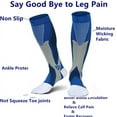 thumbnail image 2 of Calcetines de compresión deportivos médicos para hombres, , calcetines de correr para edema, diabetes y venas varicosas. Levamdar  WMPH-782-1, 2 of 7