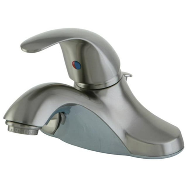 Single Handle 4 in. Centerset Lavatory Faucet with Retail Pop-up