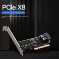 thumbnail image 3 of Carte Adaptateur PCIE 8X vers 2 Ports U.2 NVMe SSD PCIE X8 Carte d'Extension, 3 of 5