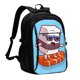 thumbnail image 1 of Balery Sushi Salmon Surfing Mochila con carga USB para hombre y mujer - Mochila impermeable y antirrobo para laptop con puerto USB para viajes, trabajo, 1 of 7