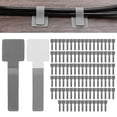 thumbnail image 1 of Uxcell 100-Pack Ataduras de Cable de Gancho y Bucle, 3.5 x 1.1 Pulgadas Organizador de Cables Autoadhesivo Ajustable para Escritorio [Gris], 1 of 7