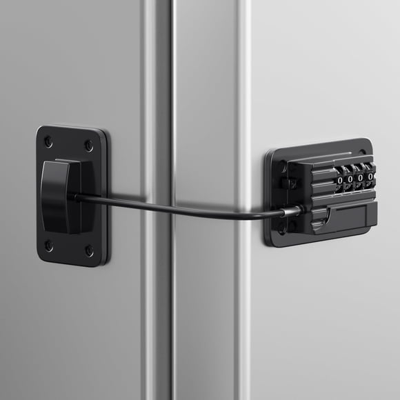Cerradura para Refrigerador RORMGO de Alta Resistencia con Combinación Seguridad Negra