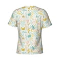 thumbnail image 6 of Vsdgher Funny Chicken Print Men's Dry Fit Mesh Athletic Shirts Moisture Wicking Tennis T-Shirt Tops, 6 of 9