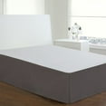 thumbnail image 3 of Today's Home Gray Tailored Polyester Bed Skirt, Twin, 3 of 6