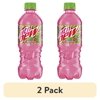 (2 pack) Mountain Dew Major Melon Watermelon Citrus Soda Pop, 20 fl oz Bottle