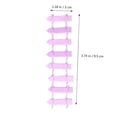 thumbnail image 3 of SHOWERORO 10Pcs Mini House Ornament Small Fences Purple Wood DIY Terrarium Decor, 3 of 6