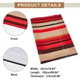 thumbnail image 2 of 1pc Beach Sling Chair Replacement Fabric Canvas Cloth Beach Lounge Chair Cover Red Stripe Pattern Sling Chair Replacement Canvas for Beach Chair(45.28x16.93inch), 2 of 5