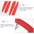 thumbnail image 5 of Raindrops 1Pack Red ABS Trunk Spoiler for High-speed Driving 11.8X1.8X1.2in, 5 of 6