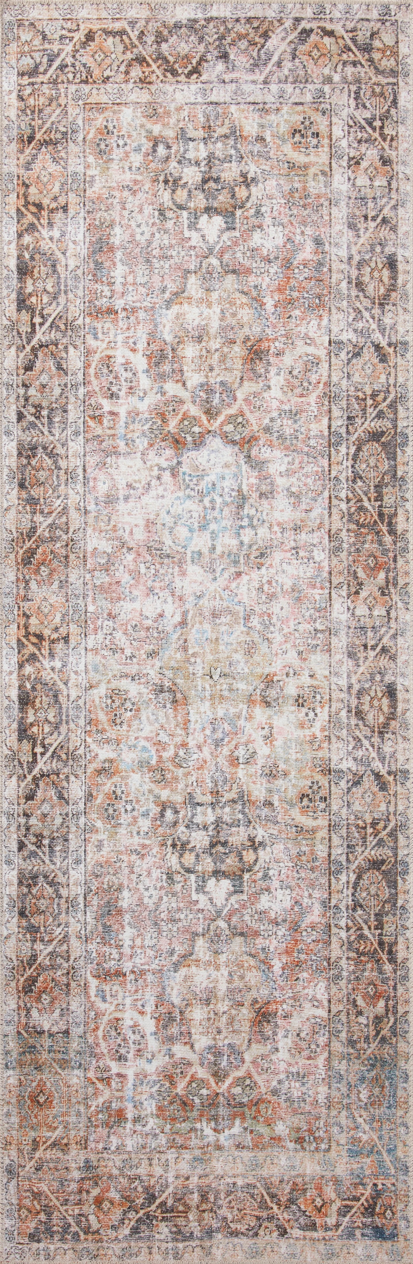 Loloi Adrian Sunset / Charcoal 2'-3" x 3'-9" Area Rug