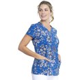 thumbnail image 4 of Dickies EDS Medical Scrubs Top for Women V-Neck DK656, S, Bright Like A Daisy, 4 of 7