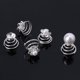 thumbnail image 5 of 10pcs Wedding Pearls Flower Hairpins Swirl Spirals Twist Tiara Hair Jewelry, 5 of 5