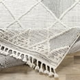 thumbnail image 4 of Surya Azilal AZI-2304 51x71" Rectangle Global Fabric Area Rug in Gray/Ivory, 4 of 7