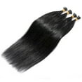 thumbnail image 3 of I Tip Human Hair Extensions 100 Strands Pre Bonded Stick Tip Keratin Real Remy Straight Hair, 3 of 5