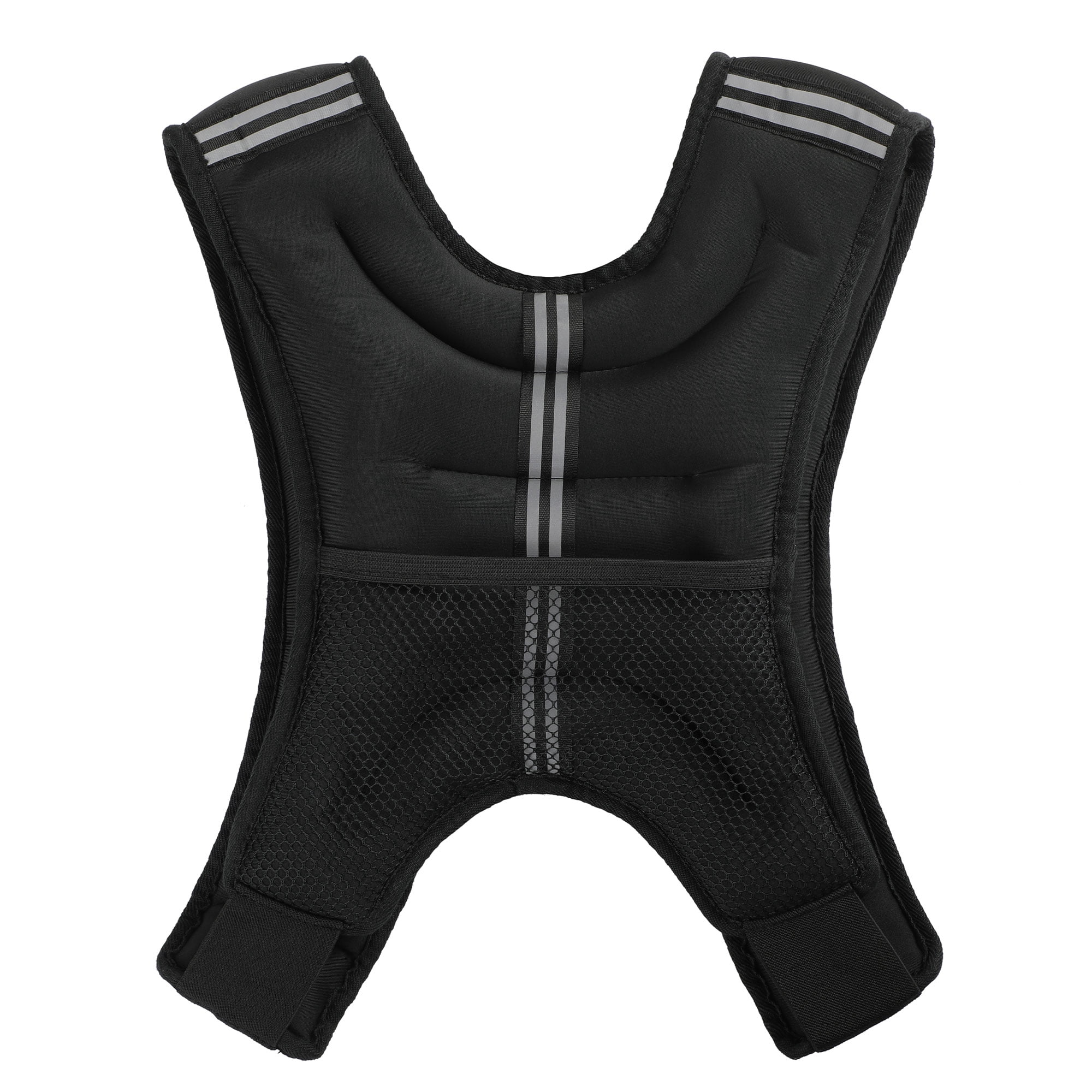 HolaHatha Weighted Vest for Running w/ Reflective Stripes & Elastic Straps