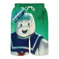 thumbnail image 4 of Ghostbusters Stay-Puft Short Sweatpants Summer Daily Cozy Lounge Shorts 3D Printed Beach Shorts Sweatpants With Drawstring And Pockets, 4 of 7