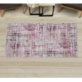 thumbnail image 1 of Grunge Decorative Rug, Abstract Paint Manifold Complicated Mixed and Lines Print Illustration, Quality Carpet for Bedroom Dorm and Living Room, 6 Sizes, Pink Ivory, by Ambesonne, 1 of 1