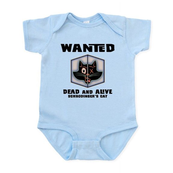 CafePress - Schrodinger's Cat Wanted Infant Bodysuit - Baby Light Bodysuit, Size Newborn - 24 Months