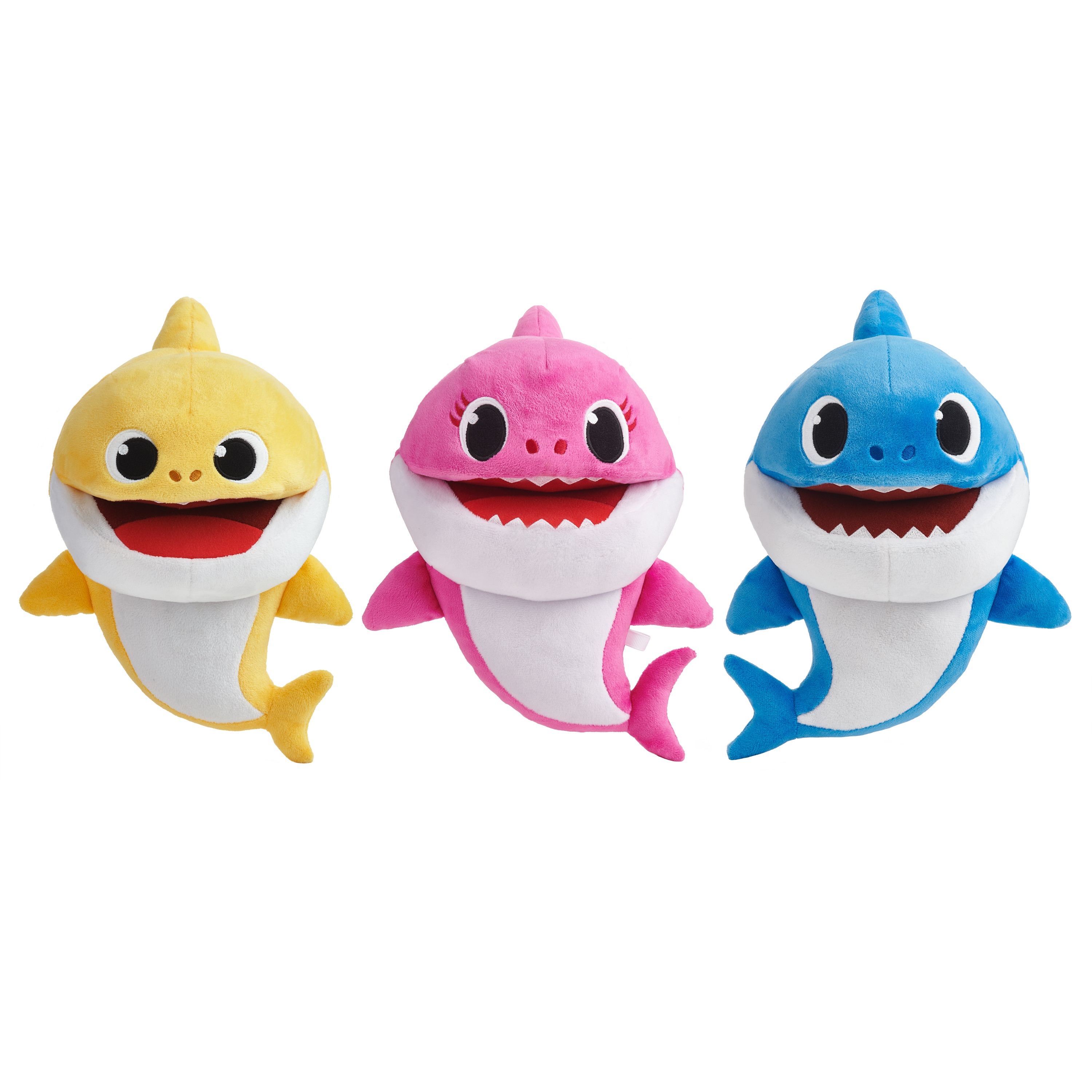Pinkfong Baby Shark OfficialSong Puppet with Tempo Control - Daddy Shark - Interactive Preschool Plush Toy - By WowWee - image 4 of 8