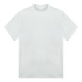 thumbnail image 5 of Ocealan Men Short Sleeve Mock Neck T-Shirt Thermal Underwear Casual Slim Tops Pullovers Undershirt White XL, 5 of 7