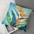 thumbnail image 7 of nygtbtfer Bird of Paradise Flower Throw Pillow, Multicolor White, 7 of 7