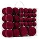 thumbnail image 2 of 46 Pcs Velvet Christmas Balls Flocked Christmas Tree Ornaments Plastic Balls Xmas Decorative Hanging Ornaments Christmas Tree Decoration, 2 of 8