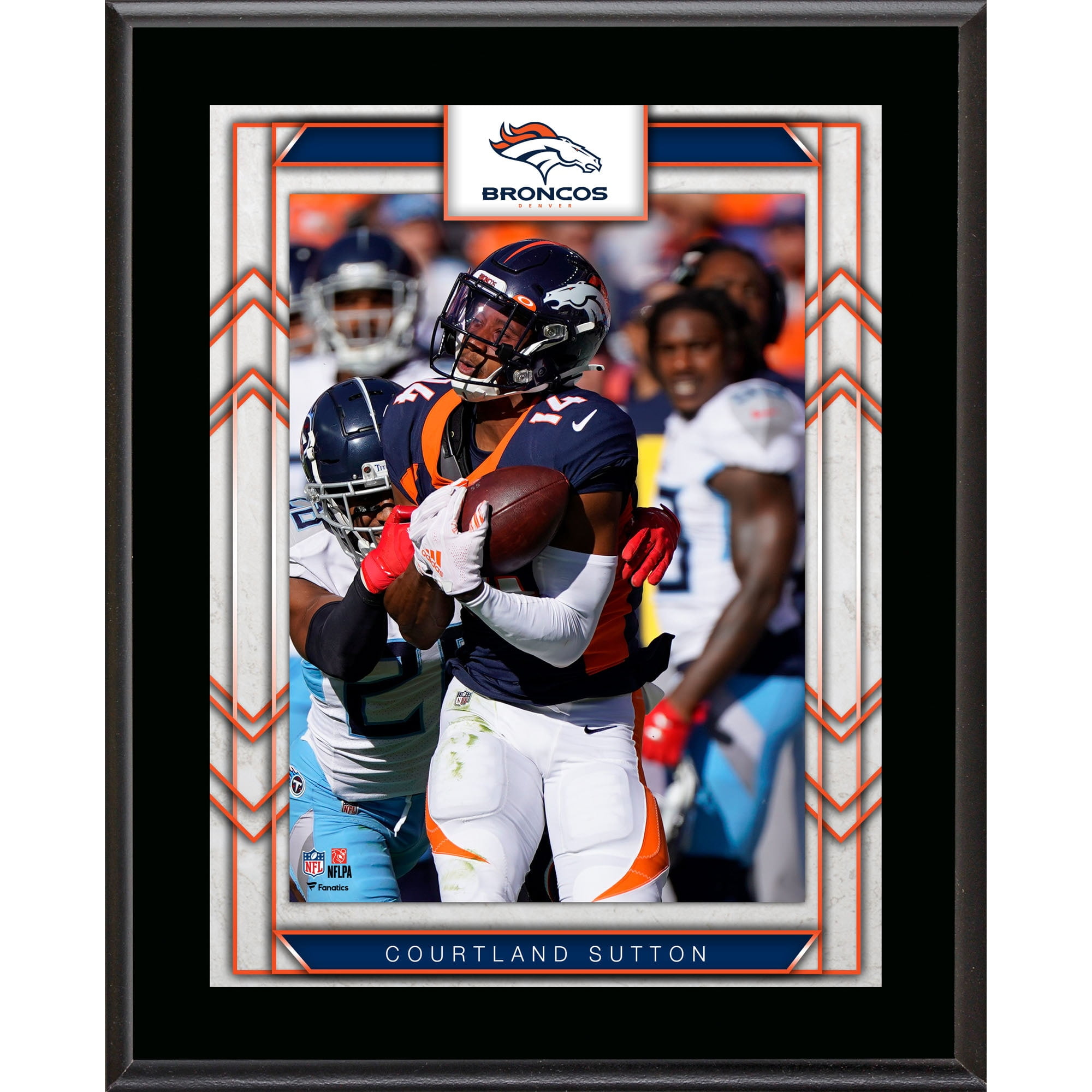 Denver Broncos 12 Landscape Circle Sign