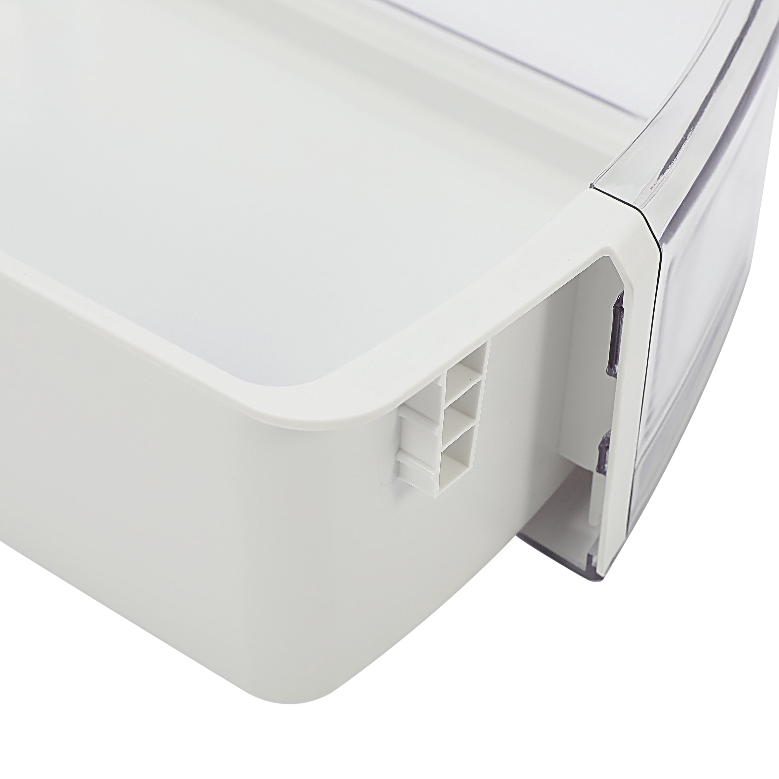 Kojem Refrigerator Door Shelf for Samsung Refrigerator Replacement for DA97-08406A AP4578480 2051375 PS4175803 EAP4175803 Right Door Bin Assembly Guard Plastic Clear White