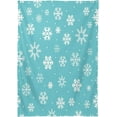 thumbnail image 2 of 60"x60" Christmas Snowflake Tablecloth, Waterproof Washable Polyester Square Table Cover, Durable Tablecloth for Kitchen Dining Table Party Decor, 2 of 7