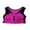 Rose Red, variant on LYMAYTER Women Zip Front Sports Bra Wireless Post-Surgery Bra Vest Comfort Yoga Bralette S-L